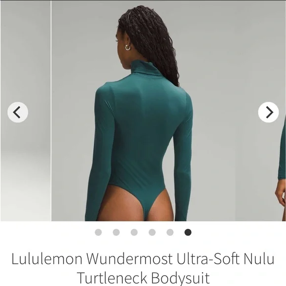 lululemon athletica Teal Turtleneck Bodysuit - Picture 2 of 8